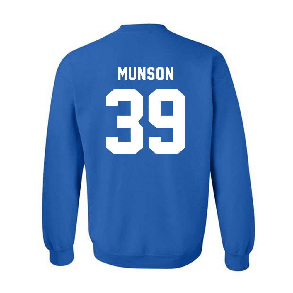 Buffalo - NCAA Football : Jamiere Munson - Buffalo vs Everybody Crewneck Sweatshirt-1