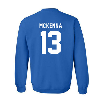 Buffalo - NCAA Men's Basketball : Ezra McKenna - Buffalo vs Everybody Crewneck Sweatshirt-1