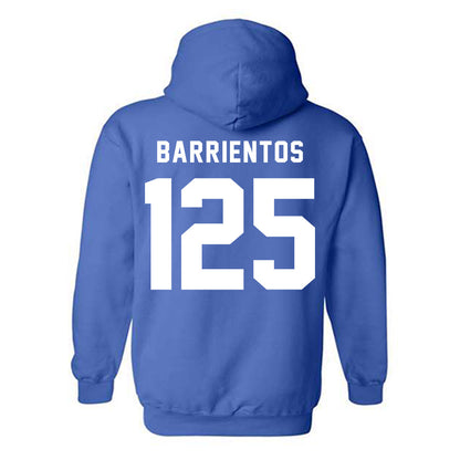 Buffalo - NCAA Wrestling : Caden Barrientos - Buffalo vs Everybody Hooded Sweatshirt-1