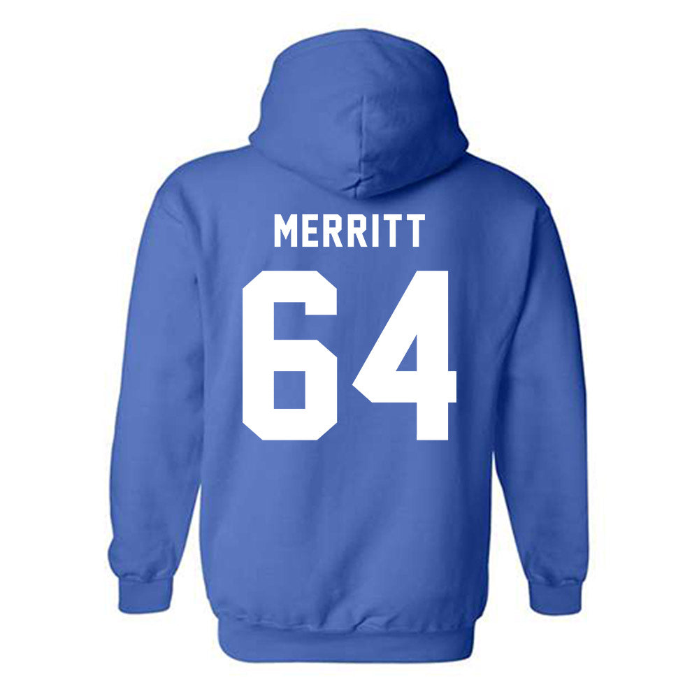 Buffalo - NCAA Football : Jake Merritt - Buffalo vs Everybody Hooded Sweatshirt-1