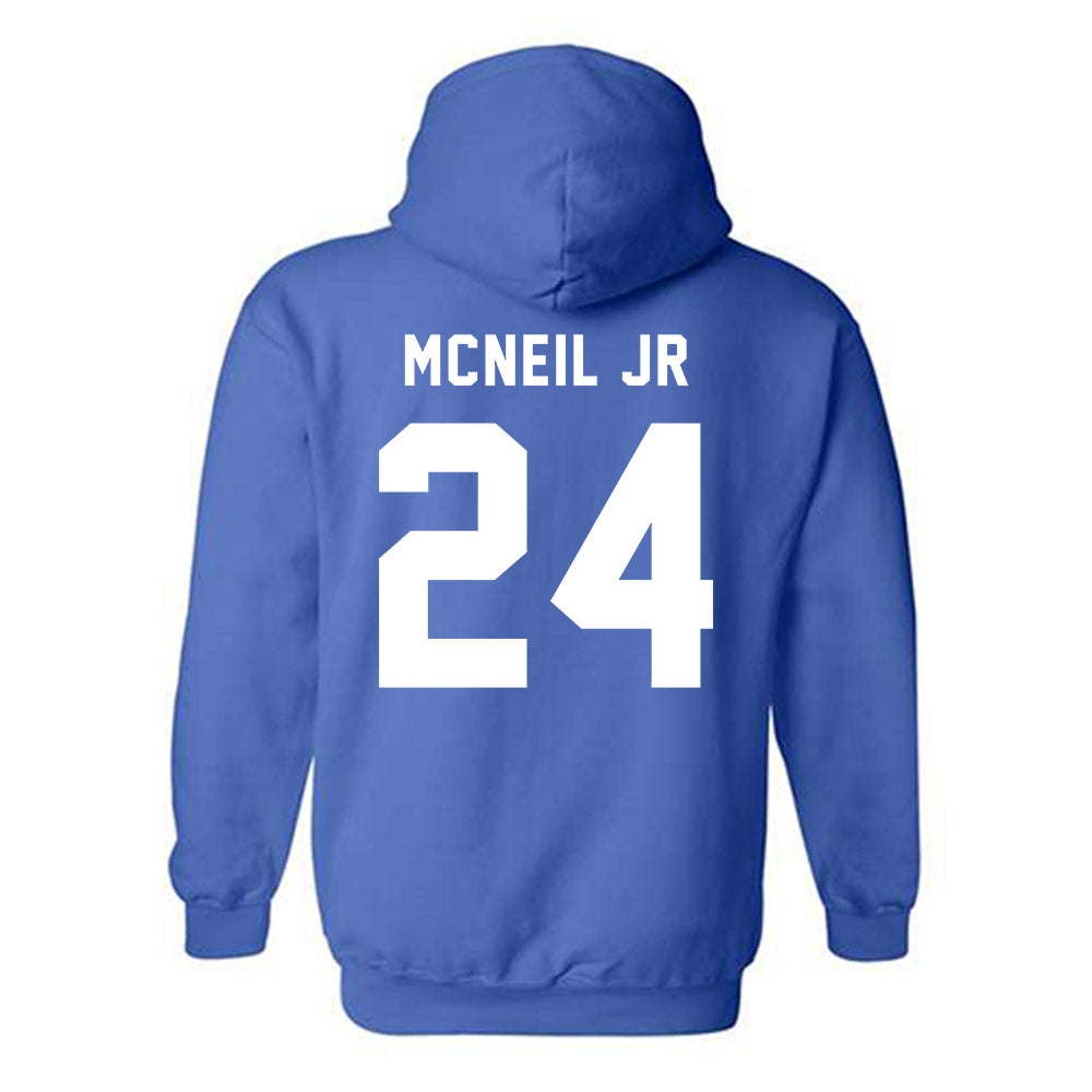 Buffalo - NCAA Football : James McNeil jr - Buffalo vs Everybody Hooded Sweatshirt-1