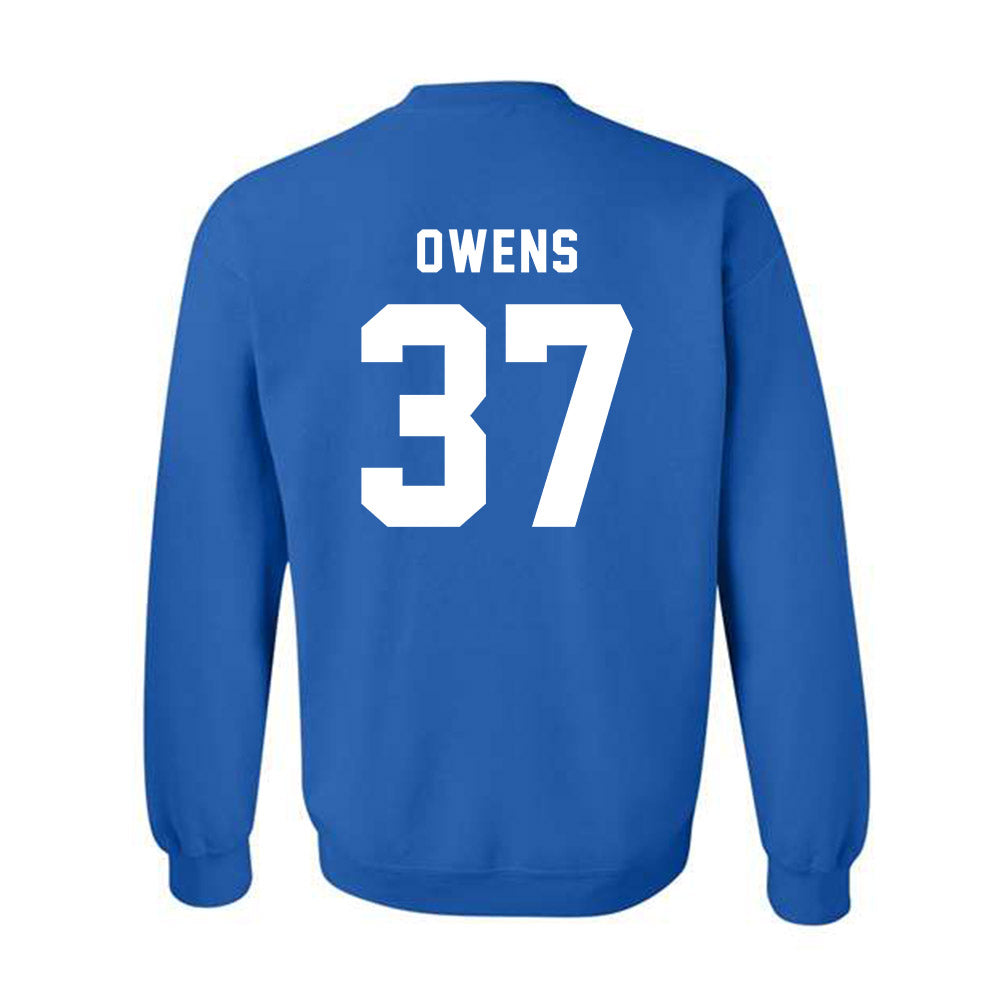 Buffalo - NCAA Football : Jordan Owens - Buffalo vs Everybody Crewneck Sweatshirt-1