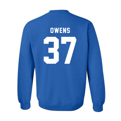 Buffalo - NCAA Football : Jordan Owens - Buffalo vs Everybody Crewneck Sweatshirt-1