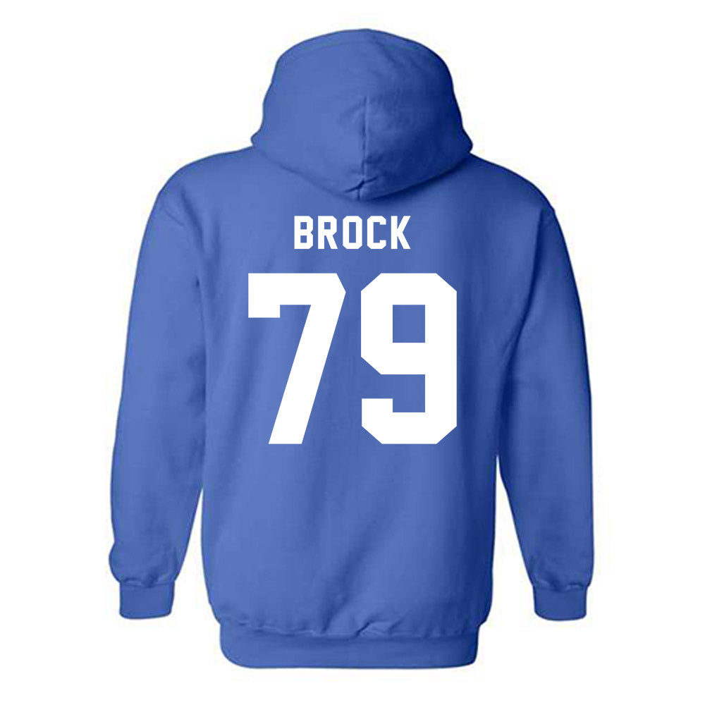 Buffalo - NCAA Football : Trevor Brock - Buffalo vs Everybody Hooded Sweatshirt-1