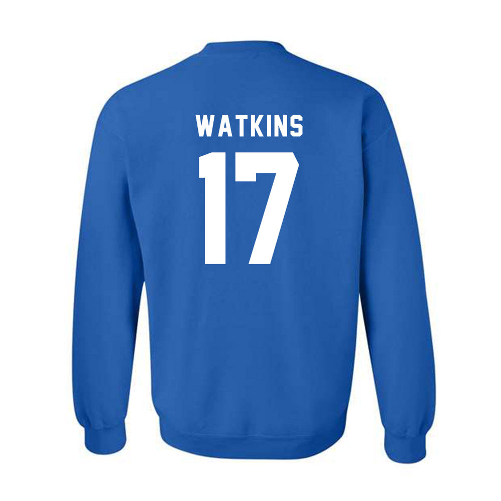 Buffalo - NCAA Football : Jeremiah Watkins - Buffalo vs Everybody Crewneck Sweatshirt-1