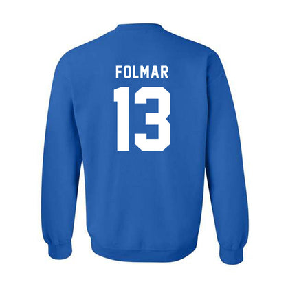 Buffalo - NCAA Football : Phillip Folmar - Buffalo vs Everybody Crewneck Sweatshirt-1