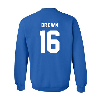 Buffalo - NCAA Women's Volleyball : Chloe Brown - Buffalo vs Everybody Crewneck Sweatshirt-1