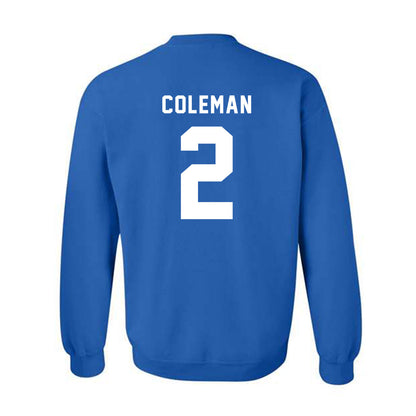 Buffalo - NCAA Women's Basketball : Anaya Coleman - Buffalo vs Everybody Crewneck Sweatshirt-1