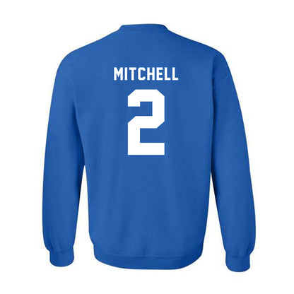 Buffalo - NCAA Women's Volleyball : Madilynn Mitchell - Buffalo vs Everybody Crewneck Sweatshirt-1