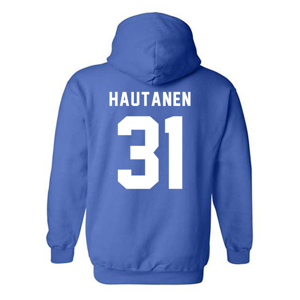 Buffalo - NCAA Football : Oliver Hautanen - Buffalo vs Everybody Hooded Sweatshirt-1