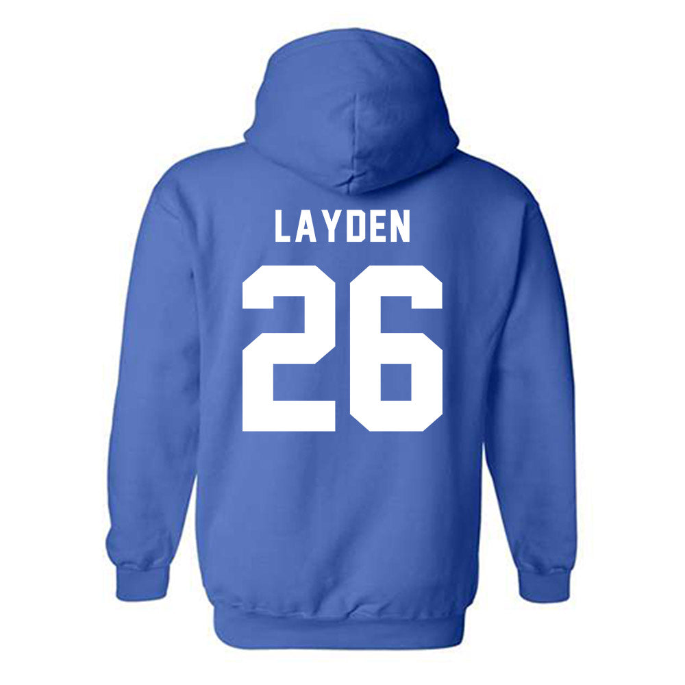 Buffalo - NCAA Women's Soccer : Amelia Layden - Buffalo vs Everybody Hooded Sweatshirt-1