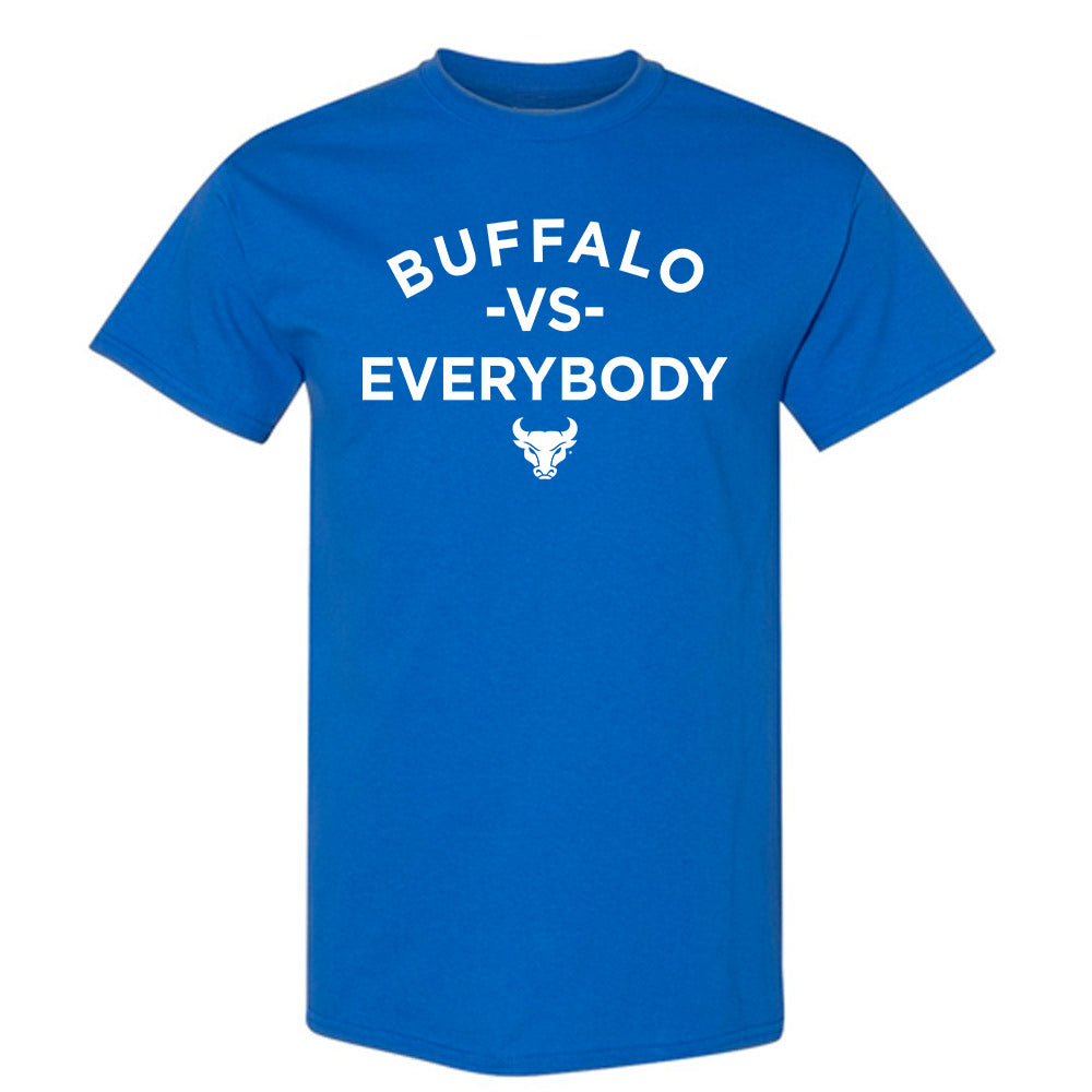 Buffalo - NCAA Women's Swimming & Diving : Alexandra Bulat - Buffalo vs Everybody T-Shirt-0