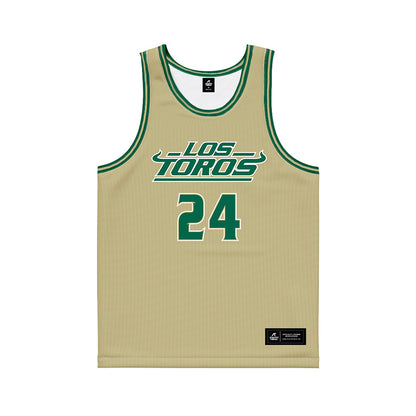 USF - NCAA Women's Basketball : Raina Tomasicka - Gold Basketball Jersey-0
