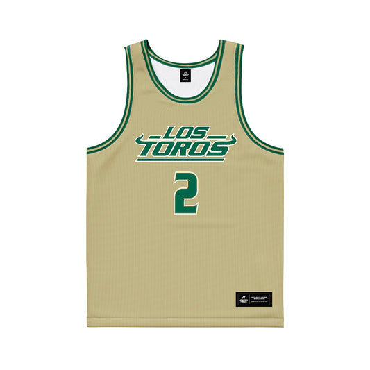 USF - NCAA Women's Basketball : Yana Karamfilova - Gold Basketball Jersey-0