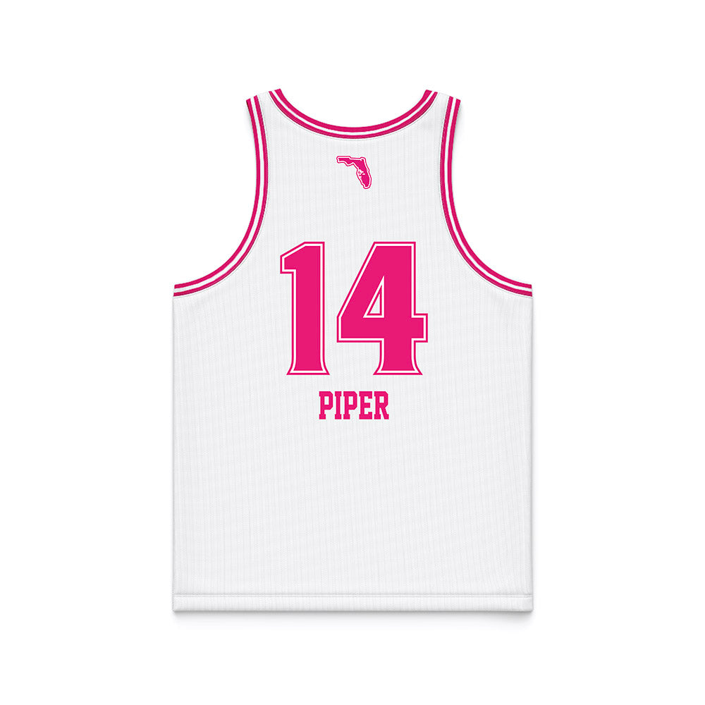 USF - NCAA Women's Basketball : Ines Piper - White Basketball Jersey-1