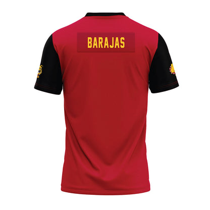 Ferris State - STUNT : Gianna Barajas - Red Premium Football Jersey-1