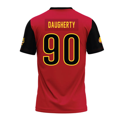 Ferris State - NCAA Football : Royce Daugherty - Red Premium Football Jersey-1