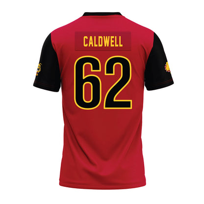 Ferris State - NCAA Football : Kaharri Caldwell - Red Premium Football Jersey-1
