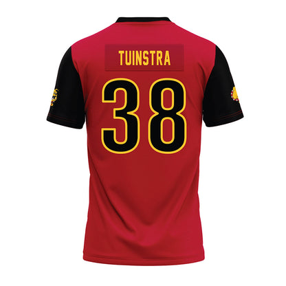 Ferris State - NCAA Football : Levi Tuinstra - Red Premium Football Jersey-1