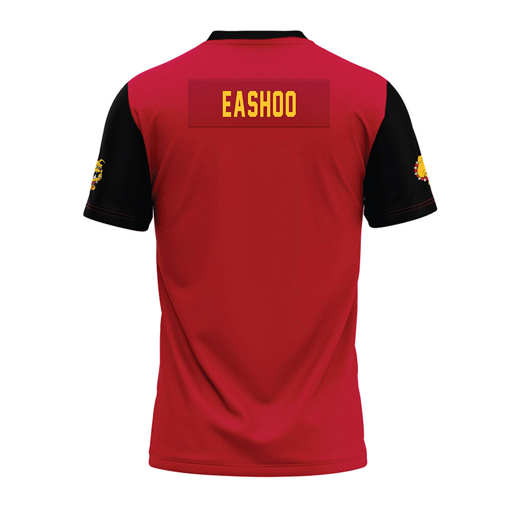 Ferris State - STUNT : Natalie Eashoo - Red Premium Football Jersey-1