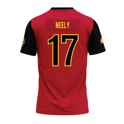 Ferris State - NCAA Football : Dakari Neely - Red Premium Football Jersey-1