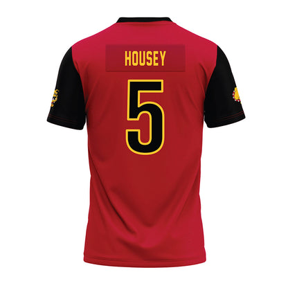 Ferris State - NCAA Football : Jeremiah Housey - Red Premium Football Jersey-1