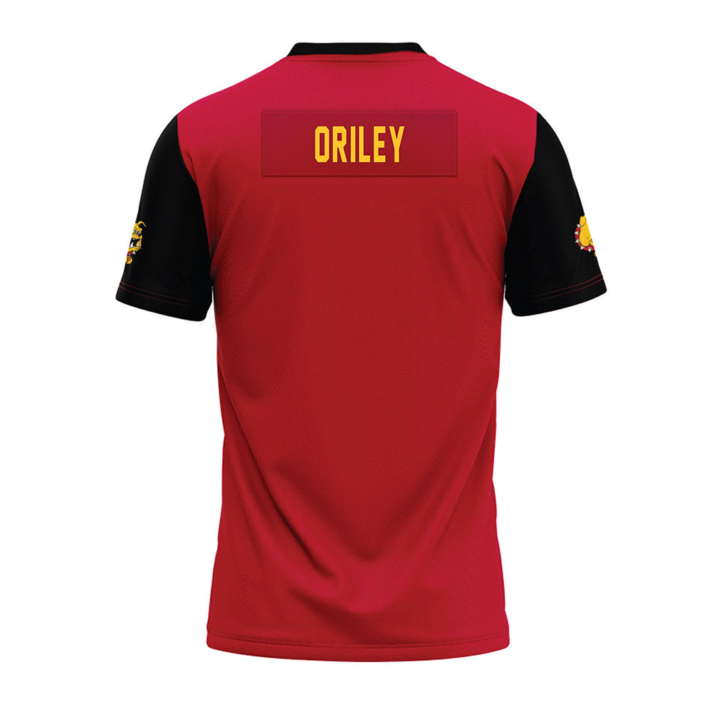 Ferris State - STUNT : Kate ORiley - Red Premium Football Jersey-1