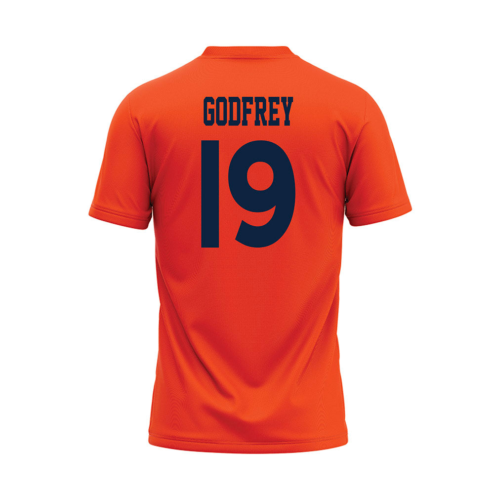Auburn - NCAA Softball : Blayne Godfrey - Orange Baseball Jersey-1