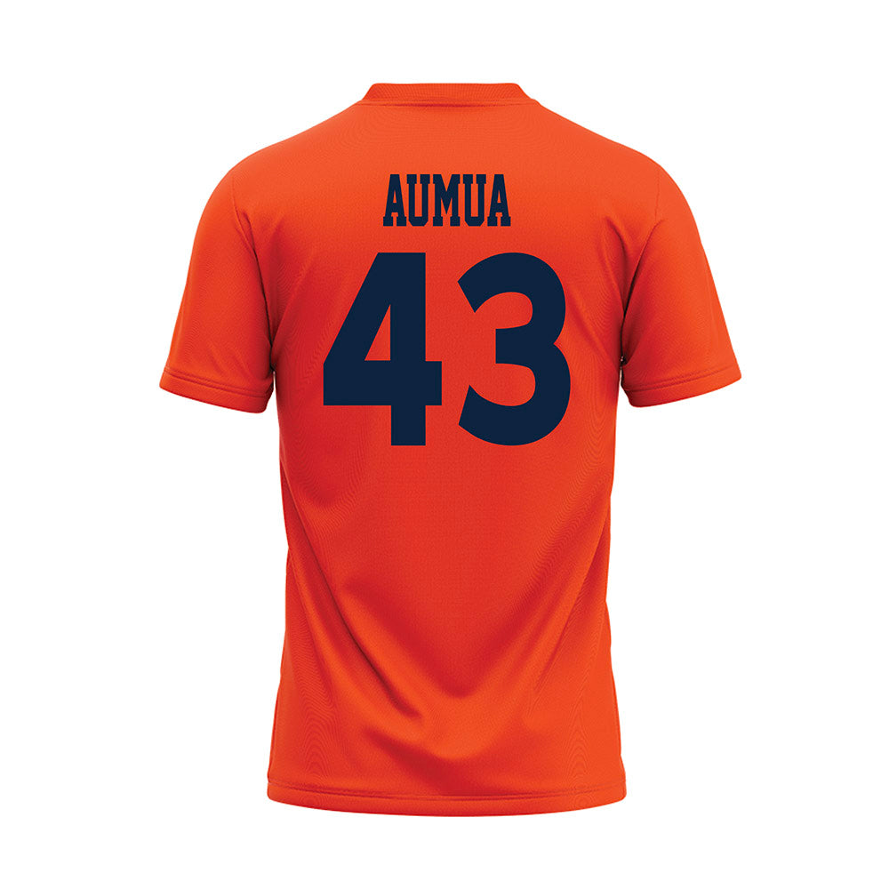 Auburn - NCAA Softball : Delaney Aumua - Orange Baseball Jersey-1
