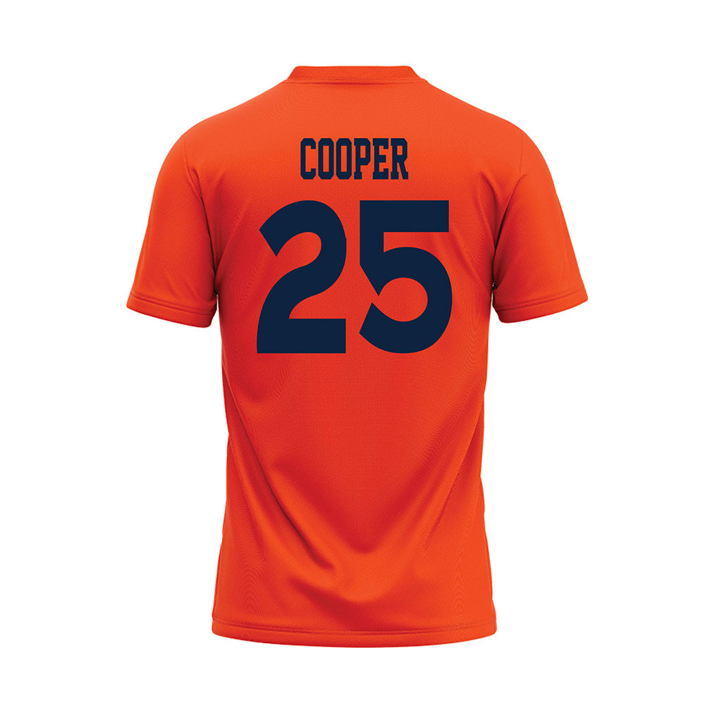 Auburn - NCAA Softball : Kenadie Cooper - Orange Baseball Jersey-1