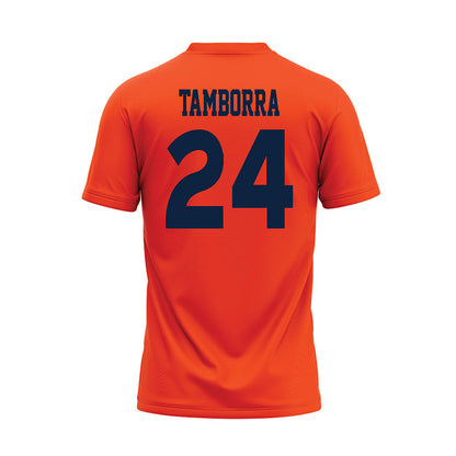 Auburn - NCAA Softball : Malayna Tamborra - Orange Baseball Jersey-1