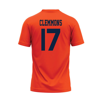 Auburn - NCAA Softball : Chalea Clemmons - Orange Baseball Jersey-1