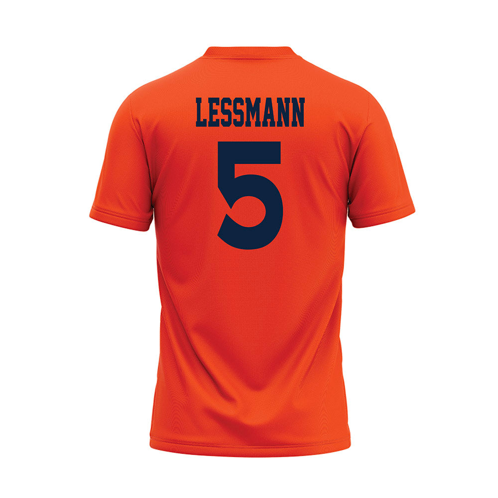 Auburn - NCAA Softball : Georgia Lessmann - Orange Baseball Jersey-1