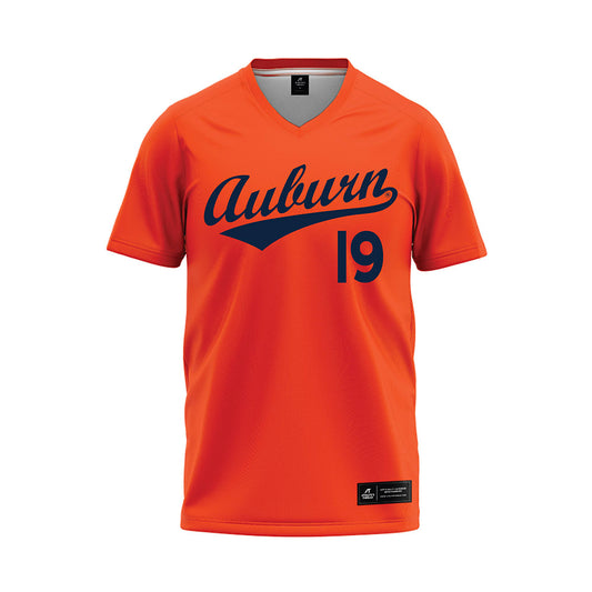 Auburn - NCAA Softball : Blayne Godfrey - Orange Baseball Jersey-0