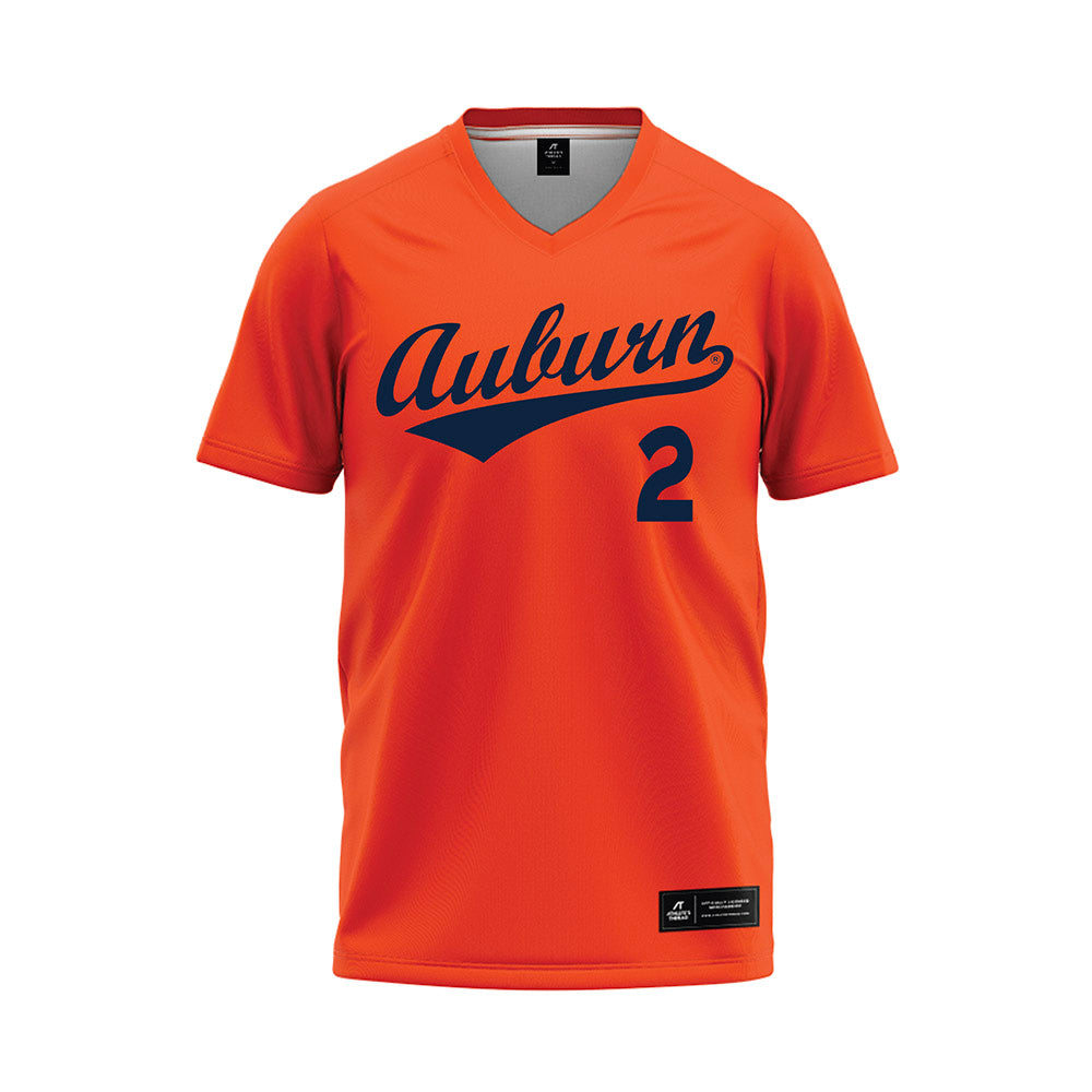 Auburn - NCAA Softball : MaNia Womack - Orange Baseball Jersey-0