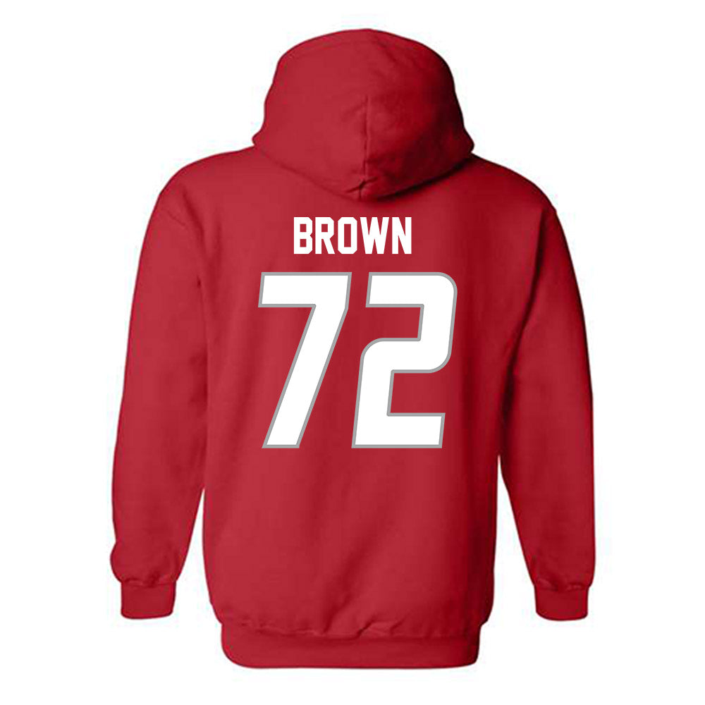 New Mexico - NCAA Football : Nevell Brown - Classic Shersey Hooded Sweatshirt-1