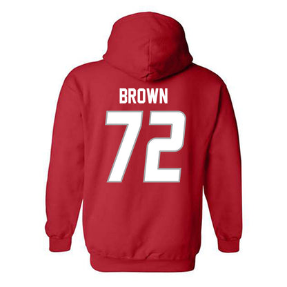 New Mexico - NCAA Football : Nevell Brown - Classic Shersey Hooded Sweatshirt-1