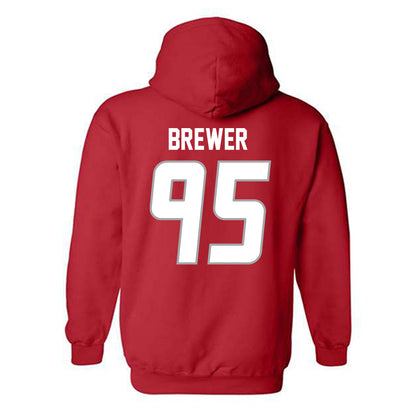 New Mexico - NCAA Football : Colby Brewer - Classic Shersey Hooded Sweatshirt-1