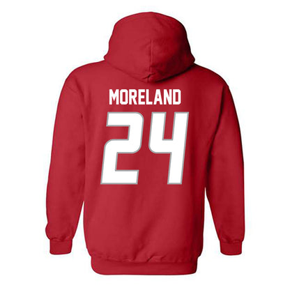 New Mexico - NCAA Women's Basketball : Amhyia Moreland - Classic Shersey Hooded Sweatshirt-1
