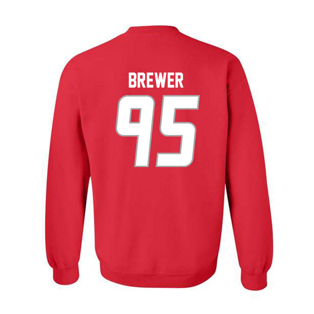 New Mexico - NCAA Football : Colby Brewer - Classic Shersey Crewneck Sweatshirt-1