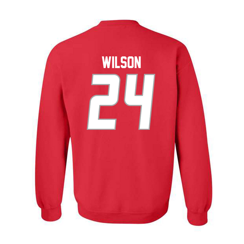 New Mexico - NCAA Football : Jayden Wilson - Classic Shersey Crewneck Sweatshirt-1