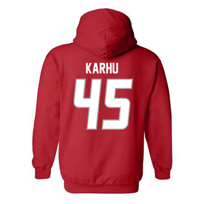 New Mexico - NCAA Football : Brett Karhu - Classic Shersey Hooded Sweatshirt-1