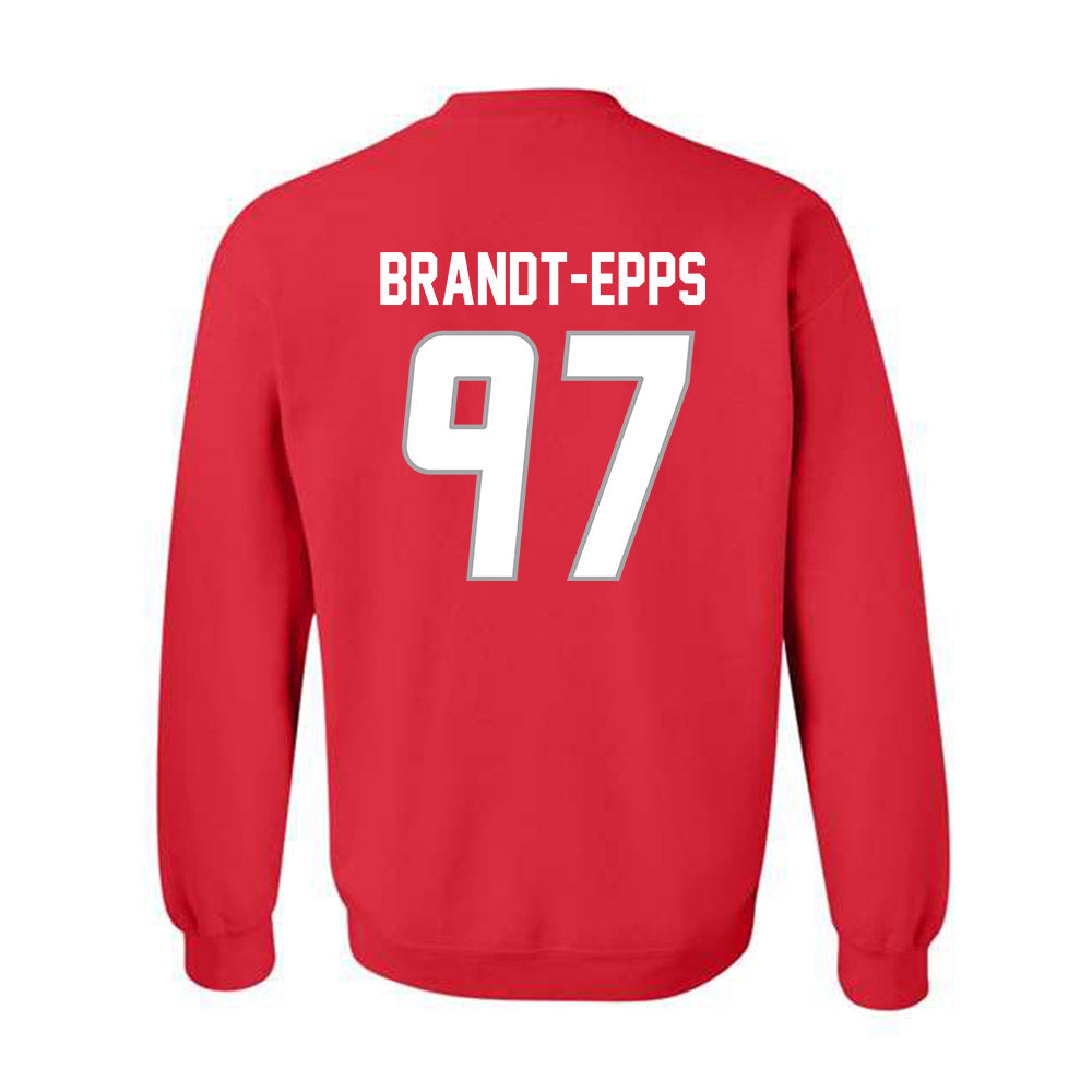 New Mexico - NCAA Football : Devin Brandt-Epps - Classic Shersey Crewneck Sweatshirt-1