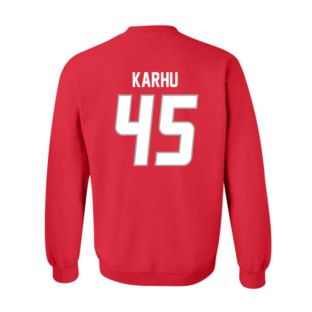 New Mexico - NCAA Football : Brett Karhu - Classic Shersey Crewneck Sweatshirt-1