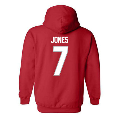 New Mexico - NCAA Men's Basketball : Sir Marius Jones - Classic Shersey Hooded Sweatshirt-1