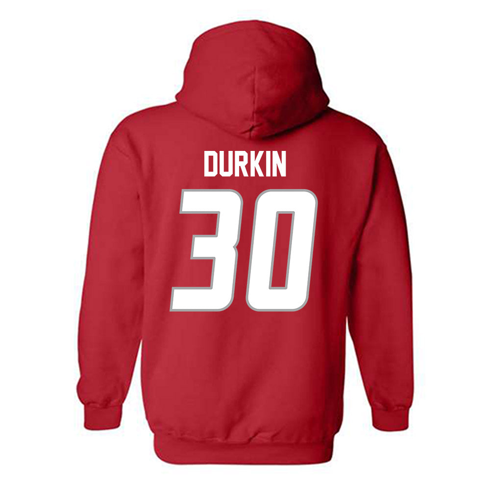New Mexico - NCAA Football : Brendan Durkin - Classic Shersey Hooded Sweatshirt-1