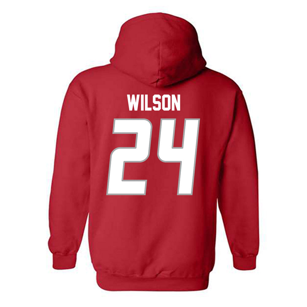 New Mexico - NCAA Football : Jayden Wilson - Classic Shersey Hooded Sweatshirt-1