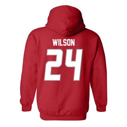 New Mexico - NCAA Football : Jayden Wilson - Classic Shersey Hooded Sweatshirt-1
