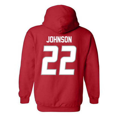 New Mexico - NCAA Football : Dimitri Johnson - Classic Shersey Hooded Sweatshirt-1