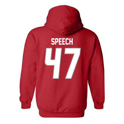 New Mexico - NCAA Football : Drew Speech - Classic Shersey Hooded Sweatshirt-1